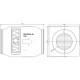 Registre de dégivrage ISO DN125 / 700 W avec préfiltre G3 [- Préchauffage VMC double flux - PAUL]