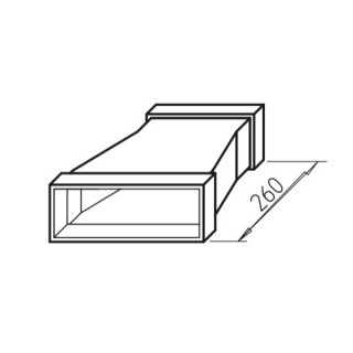 Réduction Asymétrique - FK-RA [- Conduits plats en acier galvanisé - Helios]