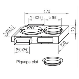 Thermostat radio CALEO - 868 MHz pour radiateurs FONDIS (VFZ) [- Thermostat  d'ambiance radio - FONDIS]