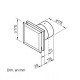 MiniVent M1/120 [- Aérateur axial silencieux - Ventilation mécanique permanent - Helios]