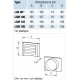 Grille de ventilation LGK Ø 80 (plastique) [- Bouches VMC - HELIOS ]