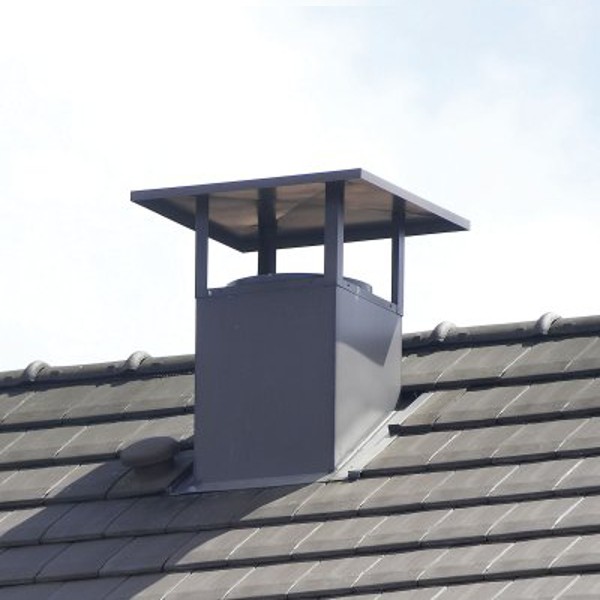 Sortie de toit esthétique pour (avec kit étanchéité) - Ø 125 à 630 mm [-
