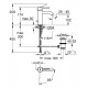 ESSENCE Nouveau - Mitigeur monocommande 1/2" lavabo Economie d'eau Taille S [- Robinetterie salle de bains - GROHE]