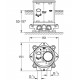 Platine support 1/2" [- Robinetterie salle de bains - GROHE]