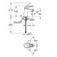 EUROSTYLE - Mitigeur monocommande 1/2" lavabo Corps lisse [- Robinetterie salle de bains - GROHE]