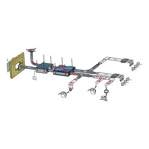 Filtre G4 ALDES DEE FLY Modulo ou Hygro avec by-pass