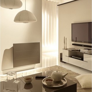 ONIRIS Gris Etoilé - Horizontal [- Radiateur Inertie Aluminium - Atlantic]