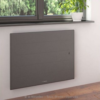 OVATION 3 Horizontal - Gris ardoise - Connecté [- Radiateur Inertie Aluminium - Thermor]