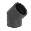 Coude 45° polyéthylène isolé Ø 125, 160, 180 et 200 mm [- Conduits PE Calogaine Pro - ALDES]