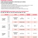 Option Fixations Claustra pour radiateurs verticaux de chauffage central [- ACOVA]