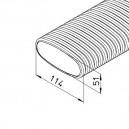 Conduit flexible plat 20 mètres - FRS-R [- Conduits et accessoires VMC en PE - Réseau FlexPipe Plus - Helios]