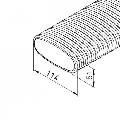 Conduit flexible pour gaine CVC limitant l 'émission de COV