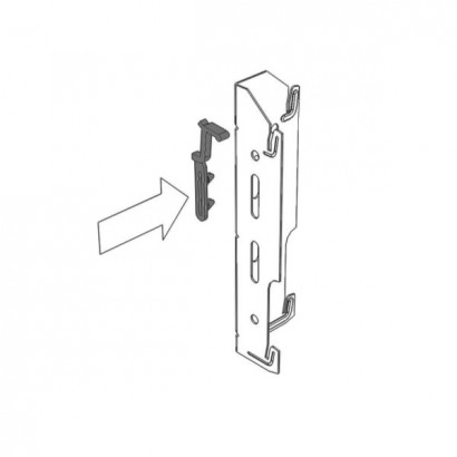 Fixation pour Yali Parada et Yali Ramo - H 600 mm [- Fixation de radiateur - LVI]