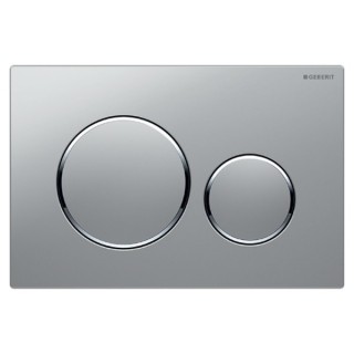 SIGMA 20 Chromé mat / chromé brillant / chromé mat [- Plaque de déclenchement 2 touches - Geberit]