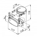 Raccord mixte vertical - FRS-UV 51-75 [- Conduits et accessoires VMC en PE-HD - Réseau FlexPipe - Helios]