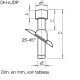 Sortie de toit universelle inclinée en plomb pour Chapeau DH - Ø 100, 125 et 160 mm - UDP [- Sortie de toiture - Helios]