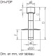 Sortie de toit plat pour Chapeau DH - Ø 100, 125 et 160 mm - FDP [- Sortie de toiture - Helios]