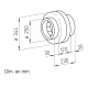 InlineVent RR Ø 100, 125, 160, 200, 250 et 315 mm [- Ventilateurs centrifuges pour gaines - HELIOS]