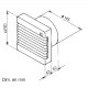 HelioVent HVR 150/2 Réversible [- Aérateur axial - Ventilation mécanique permanente - Helios]