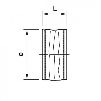 Manchette simple - FM - Ø 100 à 710 [- Raccordement - HELIOS]