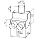 Coude vertical 90° [- FRS-B 75/2-63 - Réseau FlexPipe - Helios]