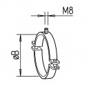 Collier - Série IsoPipe - IP-S [- Accessoires conduits PE - HELIOS]