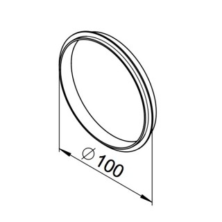 Joints à lèvre DN100 - lot de 10 pièces - (RP-LD) [- Conduits VMC apparents - Réseau RenoPipe - Helios]