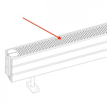 Plus-value "Grille chromée" pour radiateurs Fassane Pack CVXD, CSXD, PSXD et VSXD [- Option de fabrication - ACOVA]