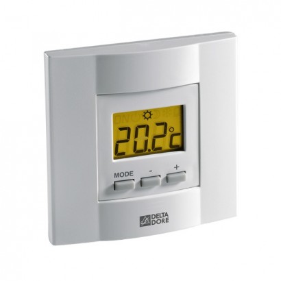 TYBOX 25 [- Thermostat d'ambiance Radio à touches pour chaudière ou PAC non réversible - Emetteur seul - Delta Dore]