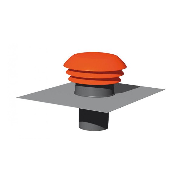 Sorties toiture : chapeaux de toiture en plastique ou acier avec  abergements en plomb - CDM e-Novelec