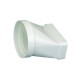 Raccord mixte droit [- conduits PVC de Ventilation - Atlantic]