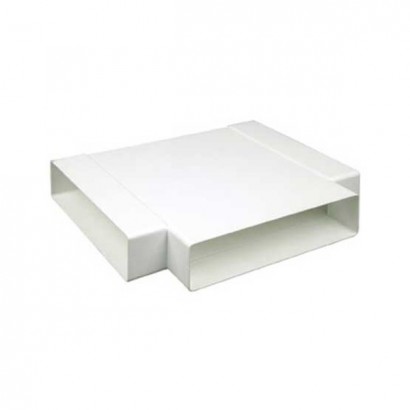 Té 90° horizontal rectangulaire [- conduits PVC de Ventilation - Atlantic]