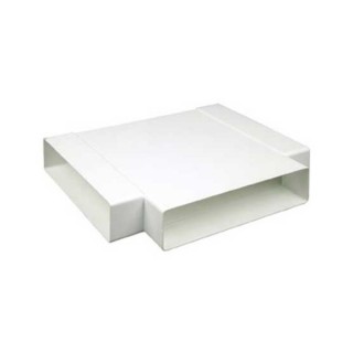 Té 90° horizontal rectangulaire [- conduits PVC de Ventilation - Atlantic]