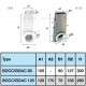 Manchette coudée Ø 80 ou 125 [- accessoire bouche de VMC simple ou double flux - S&P]