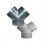 Dérivation PVC ou Galva (culotte) [- accessoire VMC - S&P]