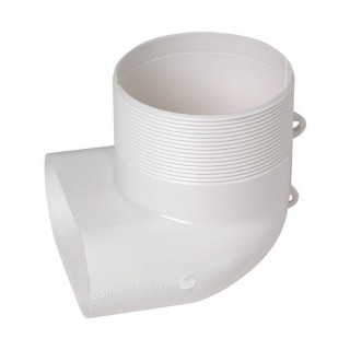 Coude mixte MINIGAINE pour bouche Ø 80 mm [- conduits rigides plastique pour ventilation - ALDES]