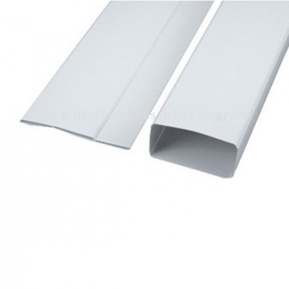 Tube rectangulaire pliant - TPL - Longueur 1,5 m [- conduits PVC de Ventilation - Unelvent]