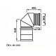 Coude 90° M/F Ø 300 avec 1 joint - LEWT-C 90/300 [- Géoventilation / Puits canadien - Helios]