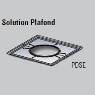 Plaque distance sécurité étanche (plafond) Therminox - TZ - PDSE [- conduits isolés intérieurs - Poujoulat]