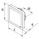 Bouche d'extraction et d'insufflation Design Ø 100 et 125 mm en plastique (DLV) [- Bouches VMC réglables - Helios]