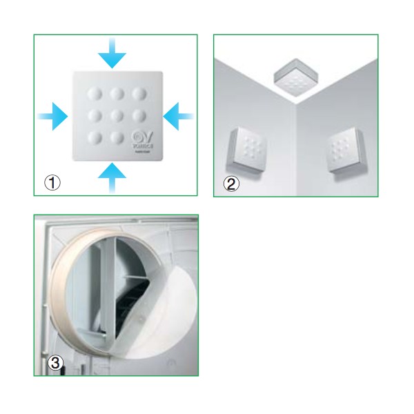 QUADRO Micro 80 [- Extracteur d'air intermittent - Ventilation