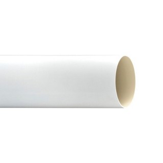 Tube circulaire long Ø 100 mm - longeur 1,5 m - TPC [- conduits PVC de Ventilation - Unelvent]