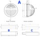 Bouche d'insufflation longue portée - LongFlow [pour conduits comfotube DN 90 ou Flat 51 - Zehnder]