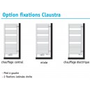 Option fixation par claustra pour Kadrane et Kadrane Spa : eau chaude, mixtes ou électriques [- ACOVA]