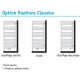 Option fixation par claustra pour Kadrane et Kadrane Spa : eau chaude, mixtes ou électriques [- ACOVA]