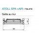 ATOLL Spa + Air [- TSL-IFS - Sèche-serviettes électrique avec soufflant - Acova]
