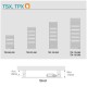 REGATE avec télécommande radio [- TSX-GF - Sèche-serviettes électrique - Acova]