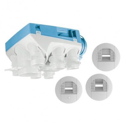 Kit OZEO ECOWATT 2 - très basse consommation - avec bouches à piles [- Pack VMC Simple flux Hygro A/B - S&P Unelvent]