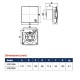 EVO HABITAT - 100 mm - [- Extracteur d'air permanent - Ventilation mécanique permanente - Vortice]