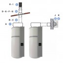 Accessoires AEROMAX 6 Mural avec gainage ventouse [- accessoire chauffe-eau électrique - Thermor]